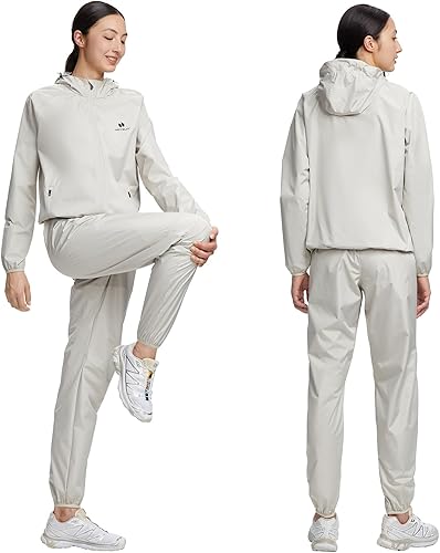 Miniatura 2 de HOTSUIT Sauna Suit Women Machine Washable Sweat Sauna Jacket Pants Anti Rip Sweat Suits for Gym Workout