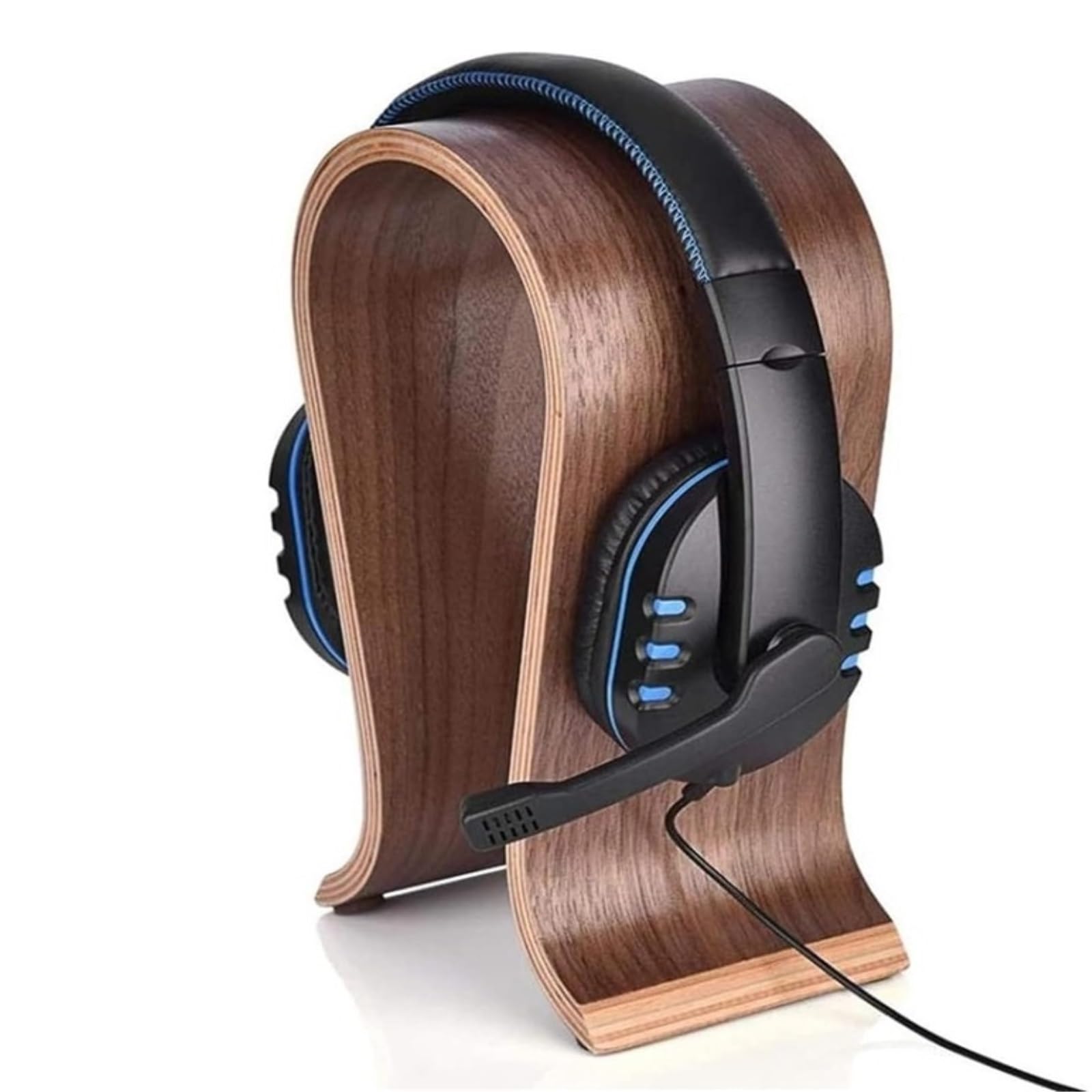 Supporto Per Cuffie Porta Cuffie Supporto Per Cuffie In Noce Compatibile Con Quasi Tutte Le On-Ear Per Da Gioco Per PC Organizzare