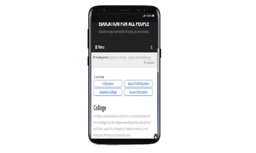 Education For All People – vue 2
