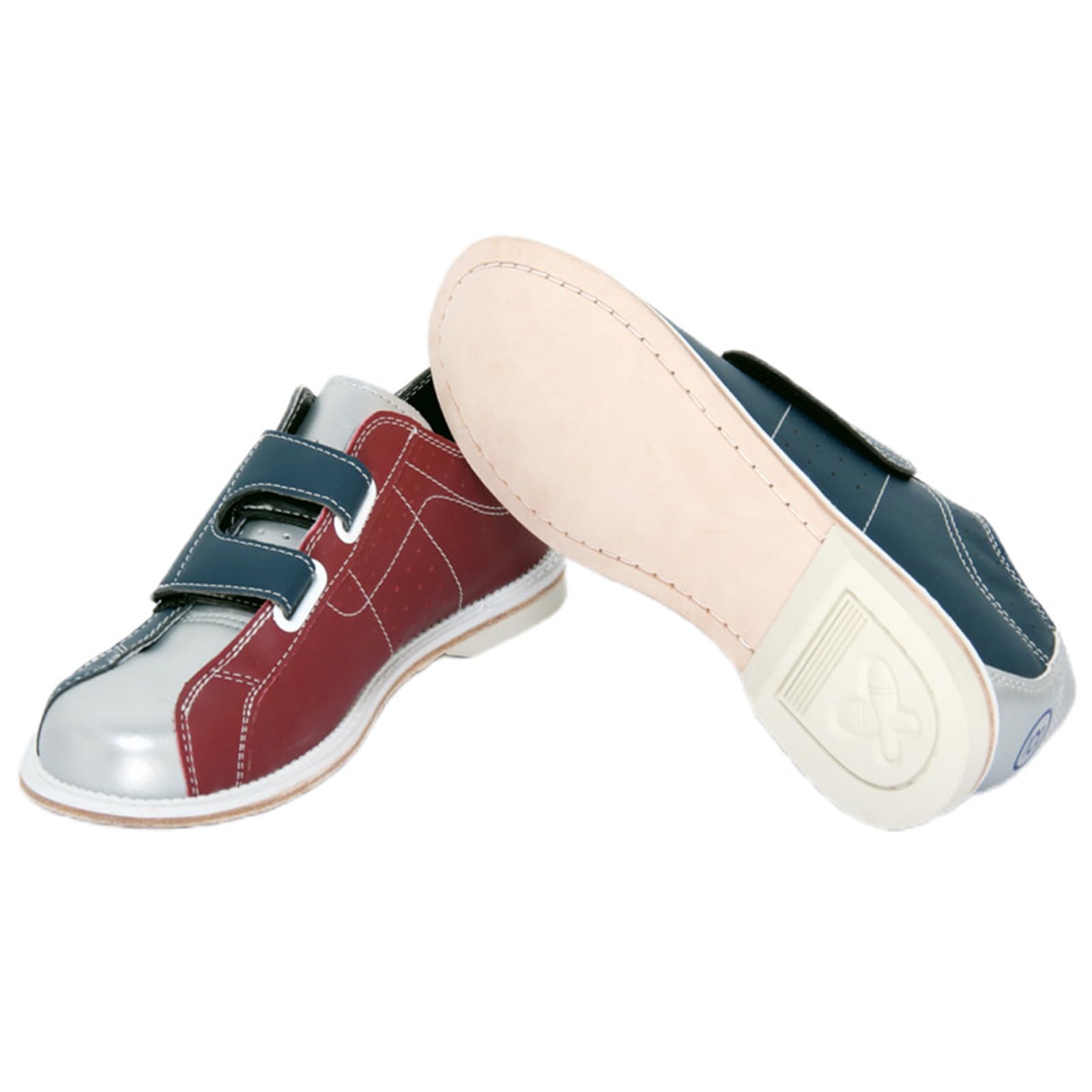 SDEQA Scarpe da Bowling Professionali Uomo, Scarpe da Ginnastica in Pelle, Stile Atletico, Leggere e Traspiranti
