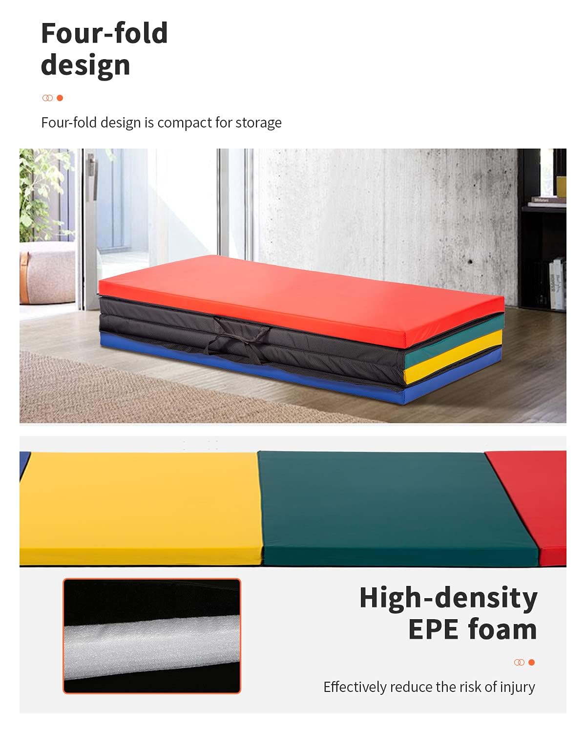 Exercise Mat 4'x8'x2