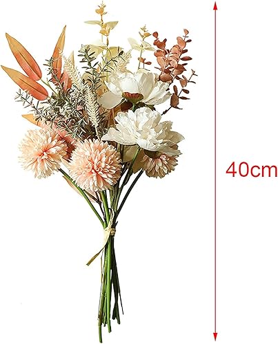 Miniatura 3 de Taotenish 1 ramo de flores artificiales, mezcla de trigo, ramas de cosecha falsas, flores artificiales DIY para Acción de Gracias, arreglos de
