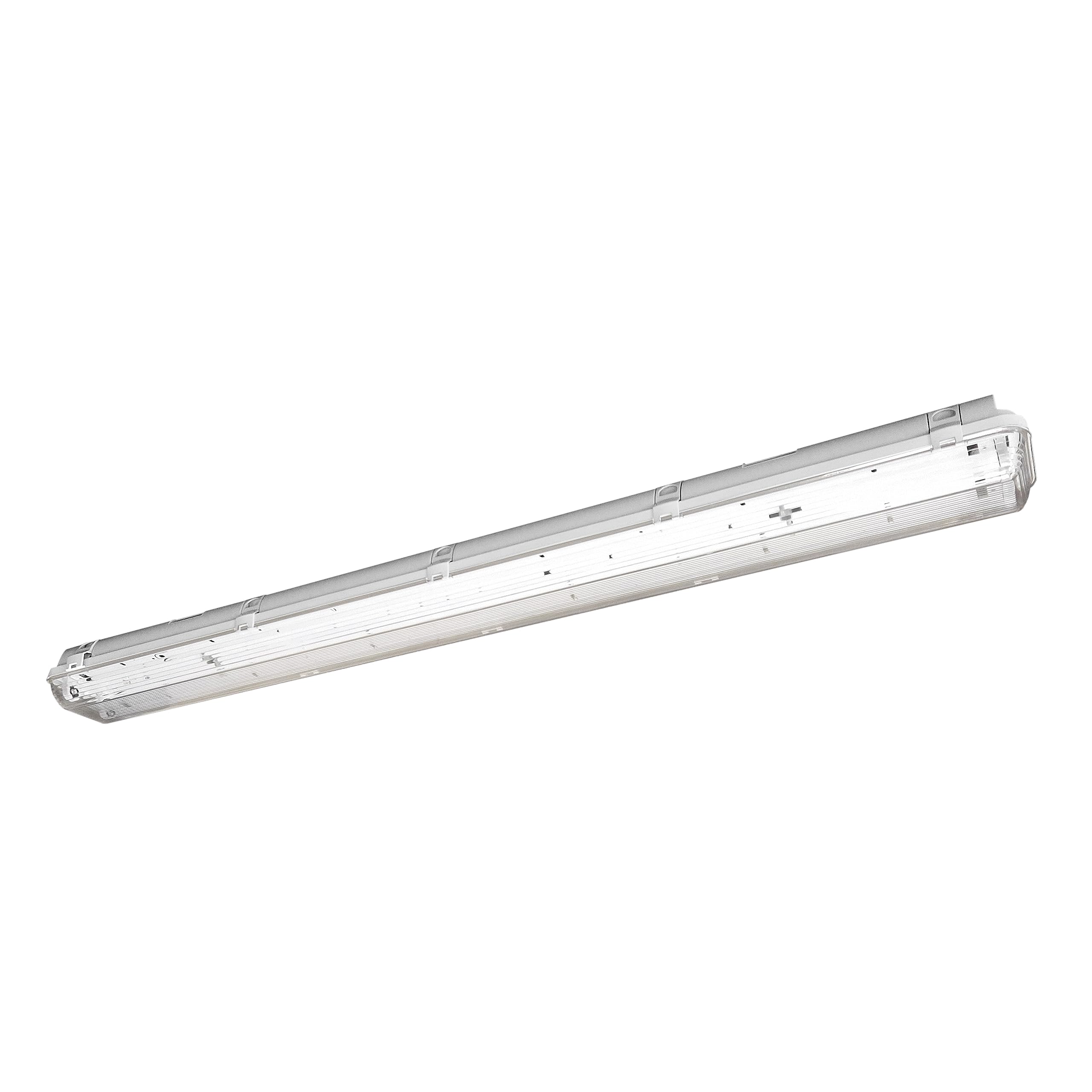 LED Feuchtraumleuchte 120cm für LED Röhren IP65 Grau