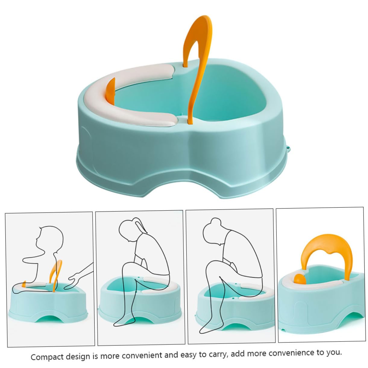Kisangel Inodoro Portátil Para Bebés Inodoro Infantil De Lavabo Para Lavabo Orinal Tapa Wc Para Bacinilla Para Bebes