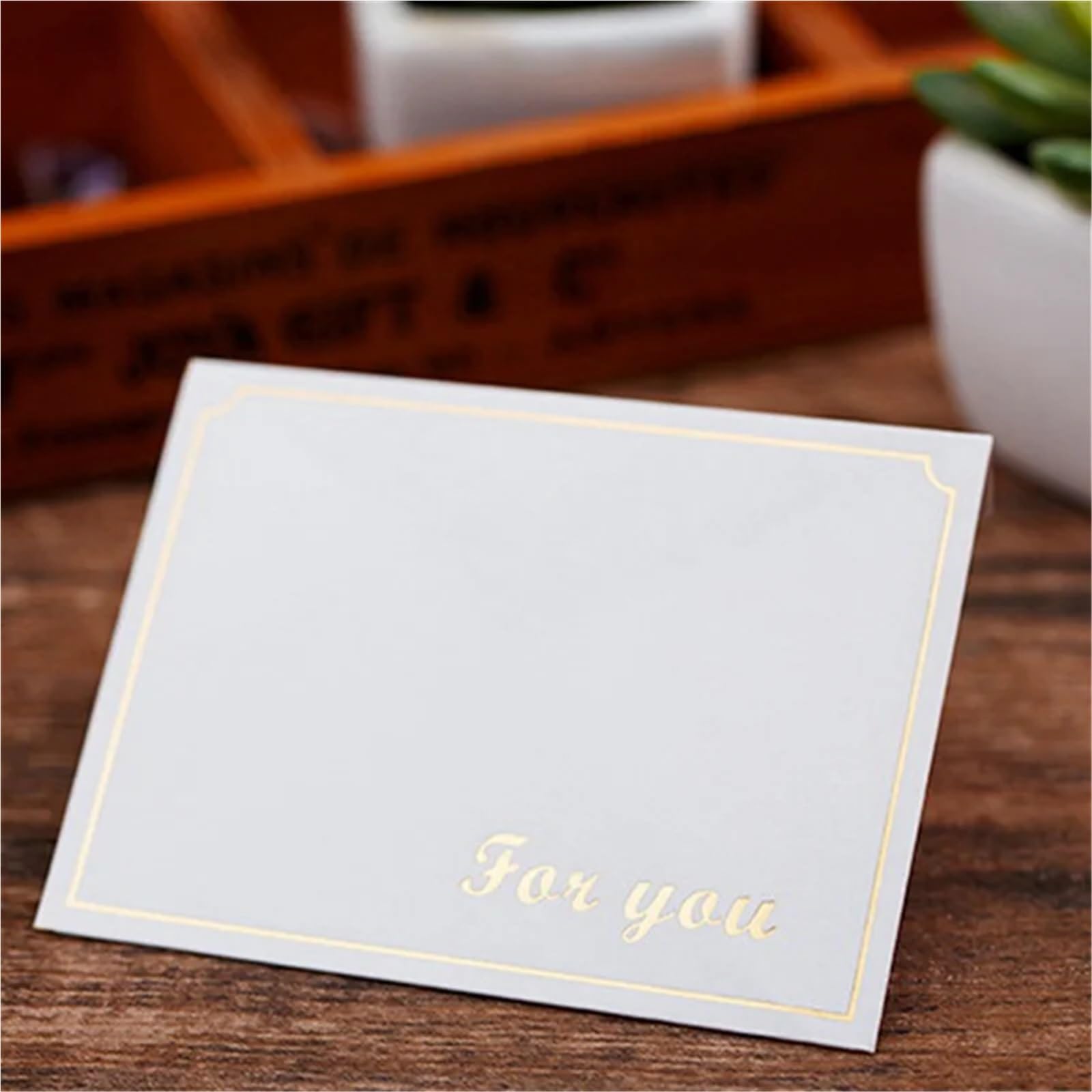 Lot de 400 mini enveloppes blanches pour marque-places de mariage, invitations, 10,2 x 6,9 cm