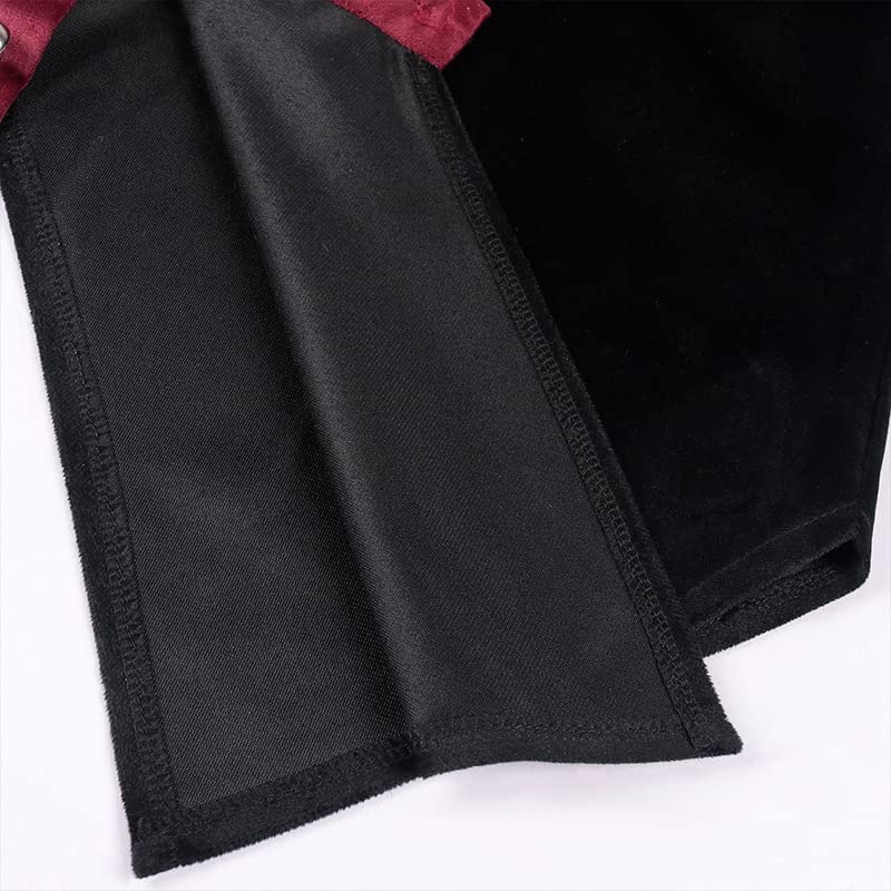 Chemises gothiques homme smoking dentelle satin chemise boutonnée vampire cosplay vintage BaronHong