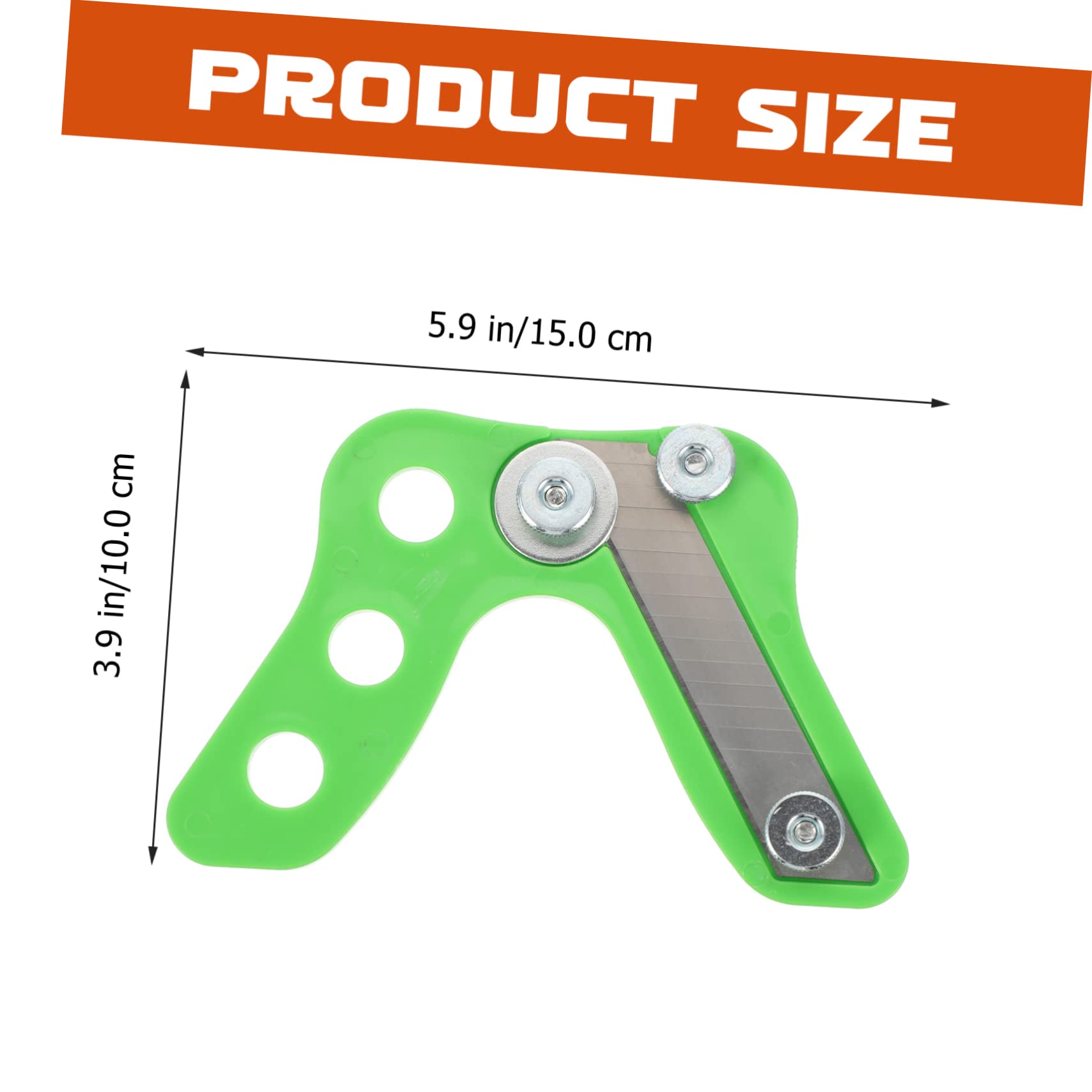 Homoyoyo 2pcs Manual Trimmer Rig Pole Woodworking Edge Trimmer Edge Banding Chisel Plane Cordless Jig Planes Drill Track Saw Clamp Clamps Tool Orbital Kit Monitor Arc Plastic Light Green