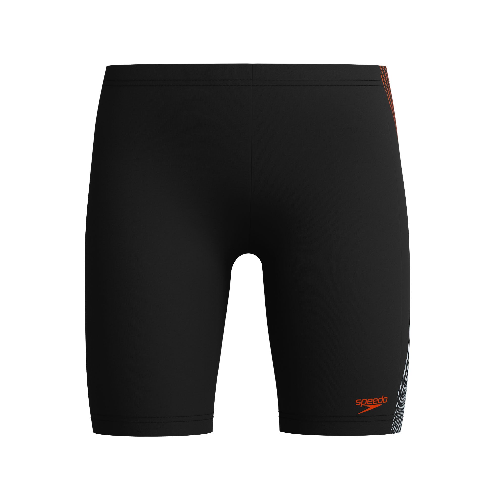 Speedo Chłopcy Plastisol Placement Jammer Kąpielówki Pływacy Czerwony Imbir