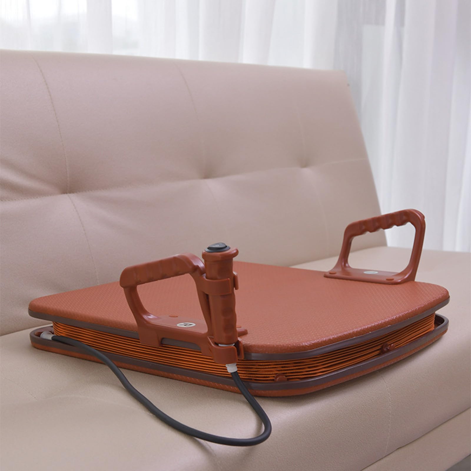Cojín de elevación eléctrico con control remoto, ayuda de movilidad portátil para ancianos, ayuda a estar sentado de pie, soporte de rodilla y espalda para el hogar