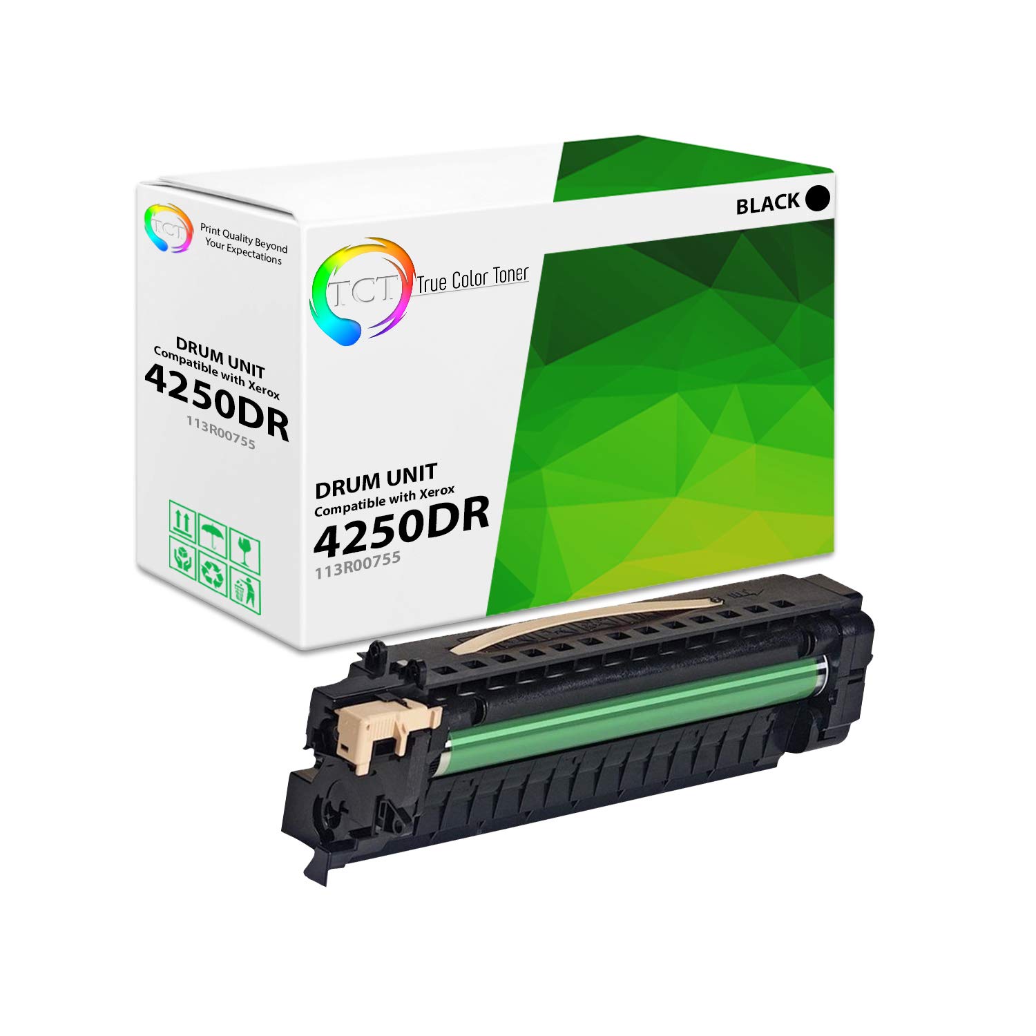 TCT 4250 Drum Unit - Compatible Replacement for Xerox 4250DR 113R00755 Black Works with Xerox WorkCentre 4250 4260 Printers (20,000 Pages)