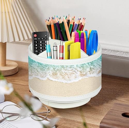 Miniatura 3 de Organizador para controles remotos de TV para mesa, porta lapiceros giratorio de 360 grados para organizadores y accesorios de escritorio,