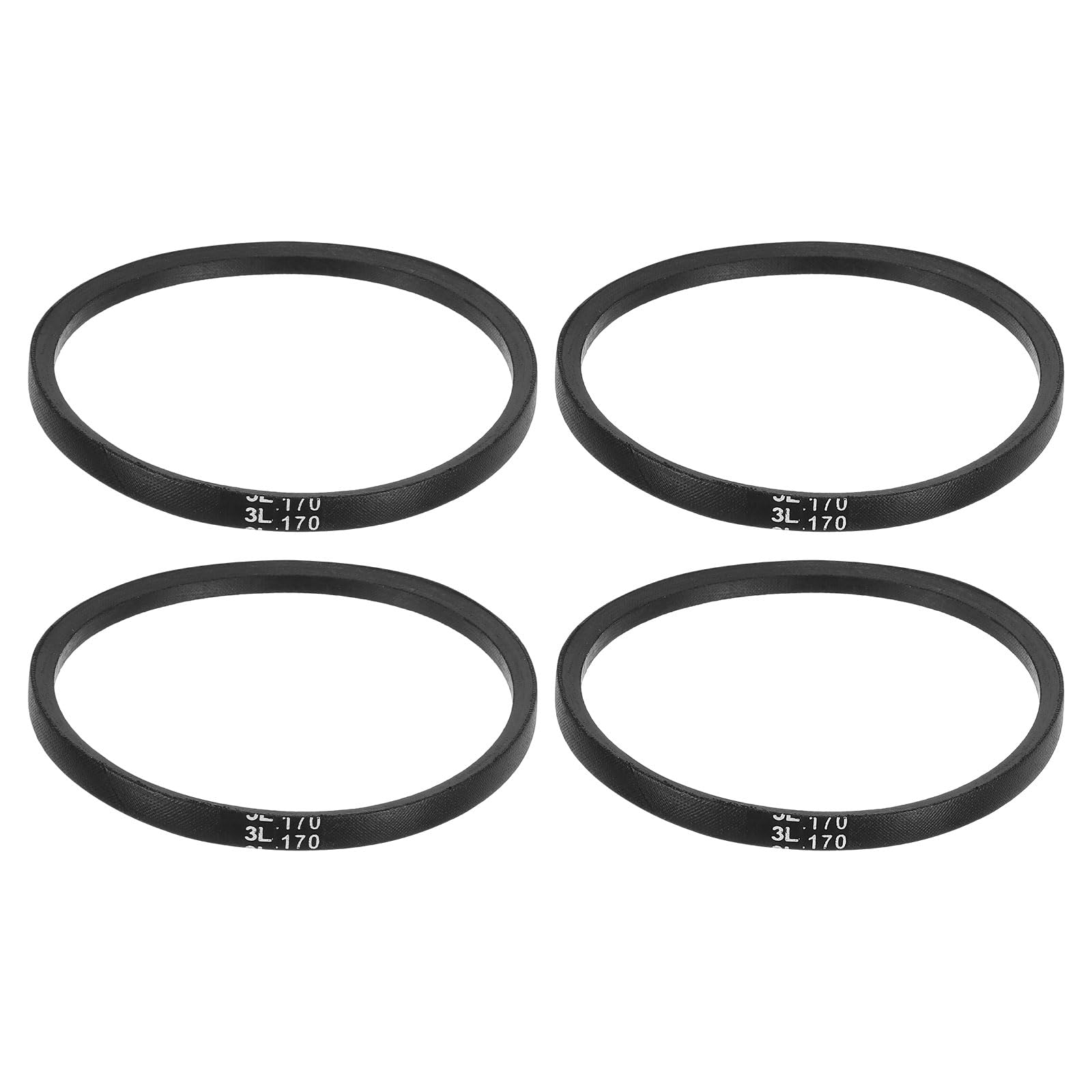 uxcell 3L240 Classic Wrapped Rubber V-Belt, 24"(610mm) Outside Circumference, 3L Profile V Belt 3/8" Width 7/32" Height — view 232