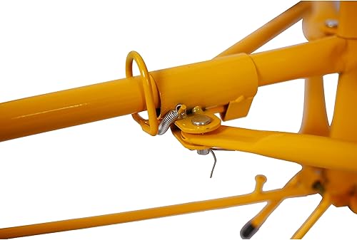 Miniatura 9 de Voohek YC113 Alzamiento de panel de elevación para paneles de yeso, 11 pies (altura máxima) Elevador de gato de hoja para techo, ruedas giratorias