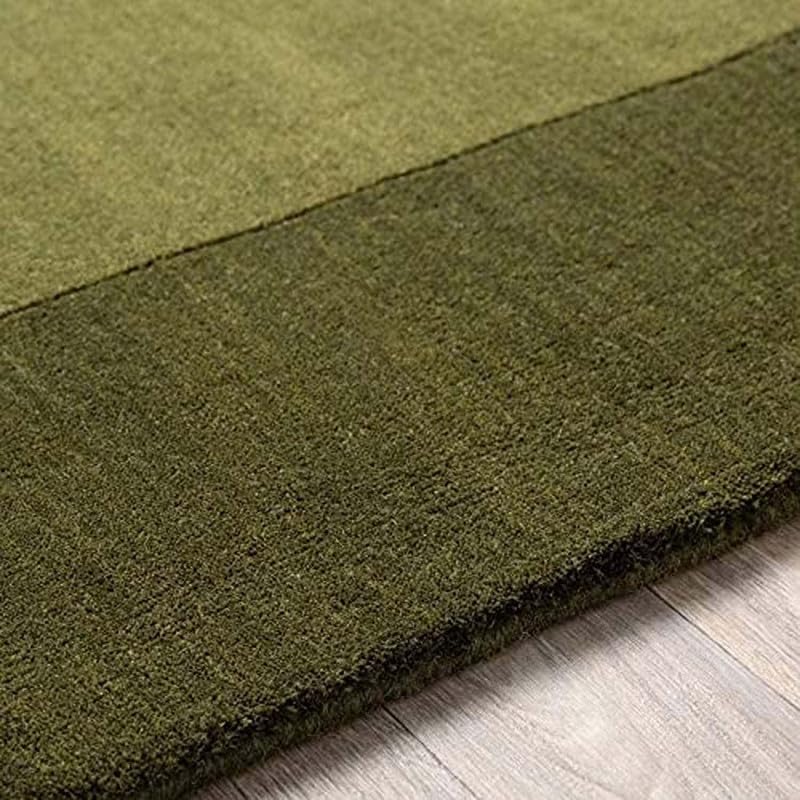 Image of Carpets and Rugs Handwoven Woolen Thick Floral and Contemporary Designs for Area Rugs, Carpets for Living Room, Bedroom, Hall Size 2x10 feet Bedside Runner