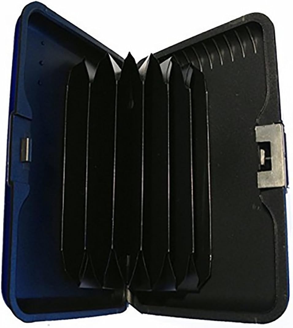 Blue Police Box Time Travel Device - Blue Aluminum Hard Credit Card Wallet at  Women’s Clothing store