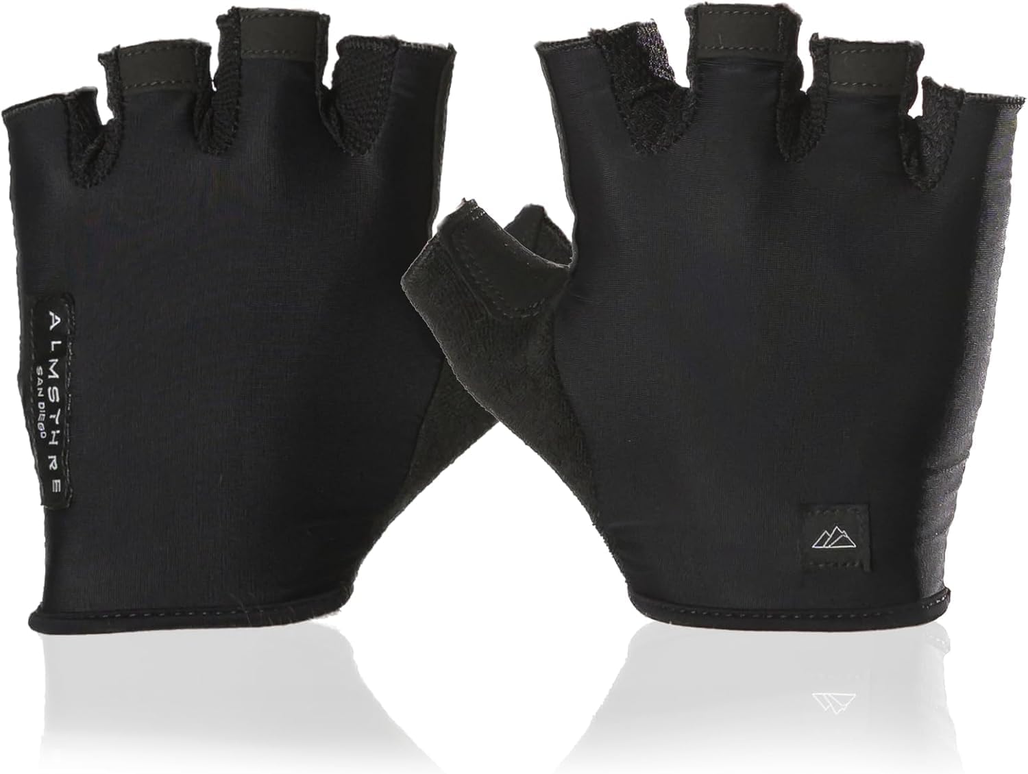 ALMSTHRE Padded Short Finger Cycling Glove | Lightweight & Breathable 4-Way Stretch | Reinforced Palm with 3mm Gel Padding | Designed for Road, Gravel & MTB Adventures