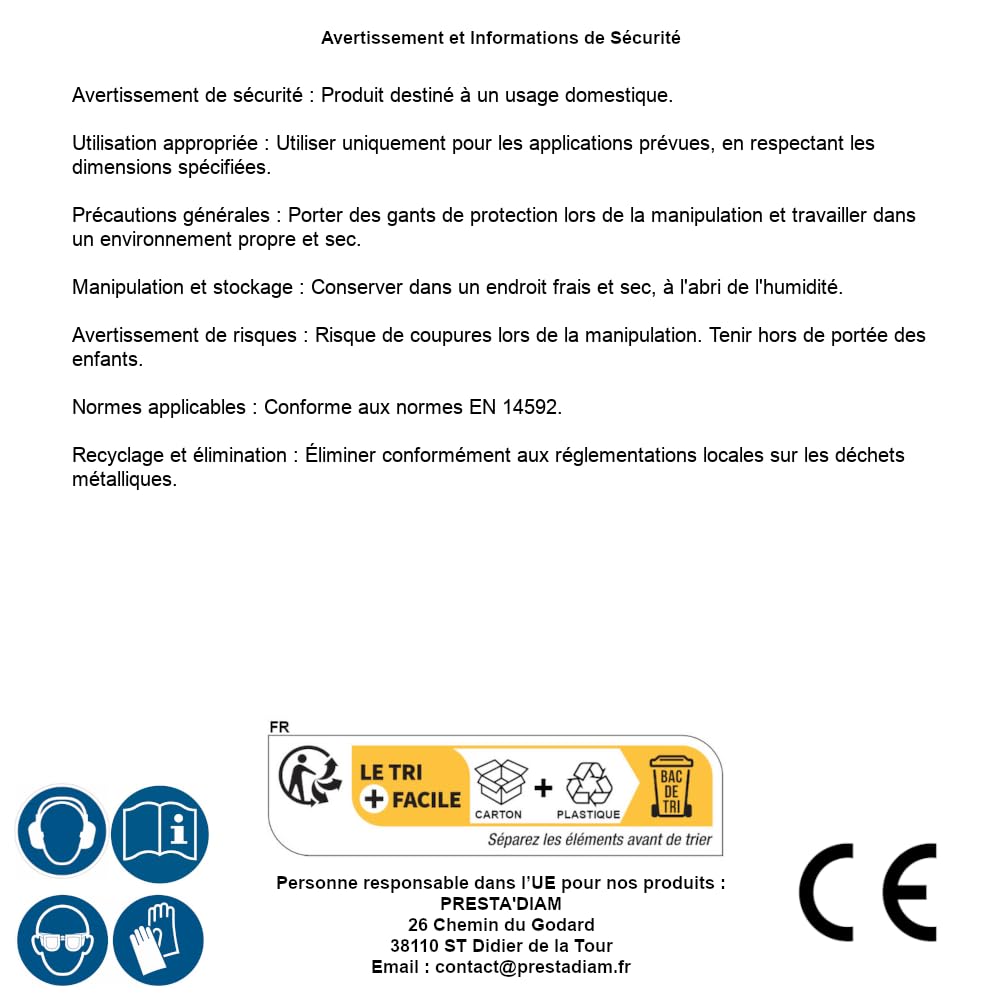 D-Work - Punta scanalata in acciaio inox A4-28/31x40 mm, 1 kg