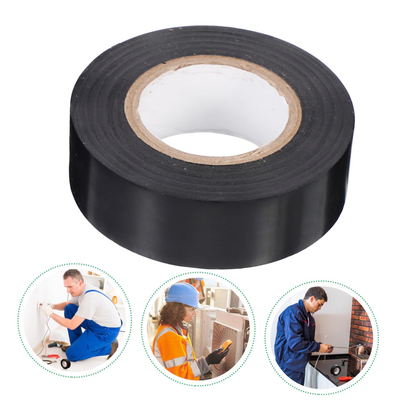 iplusmile Pvc Isolierband Hochtemperaturbeständig für Elektroarbeiten | Mehrfarbiges, für Innenbereich, Schutz von Kondensatoren, 10 Stück Packung