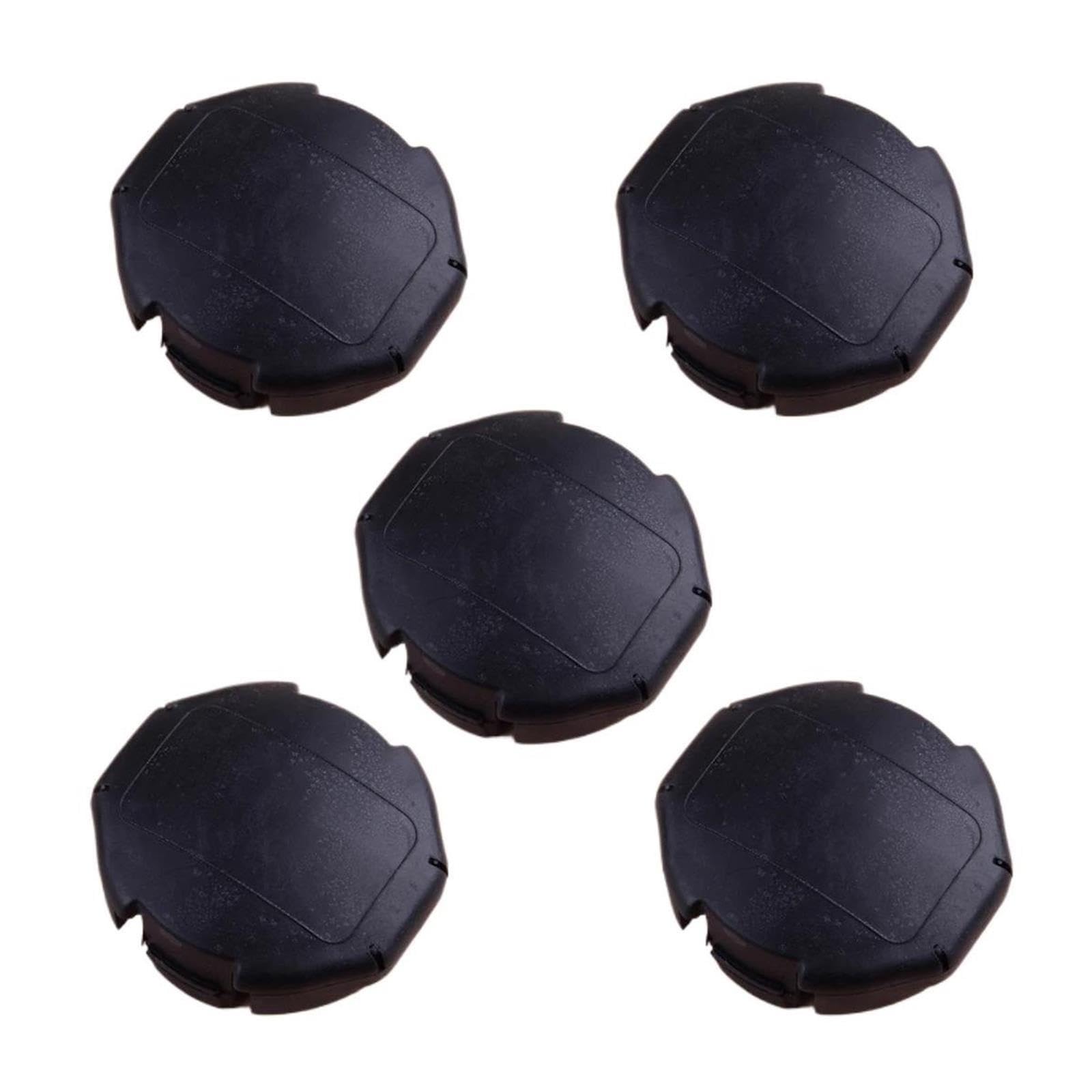Bobina Del Coperchio Del Coperchio Del Tamburo Della Testina Del Trimmer Da 5 Pezzi, X472000070, Compatibile Con La Testina Shindaiwa Echo Speed ​​Feed 400, ABS Nero