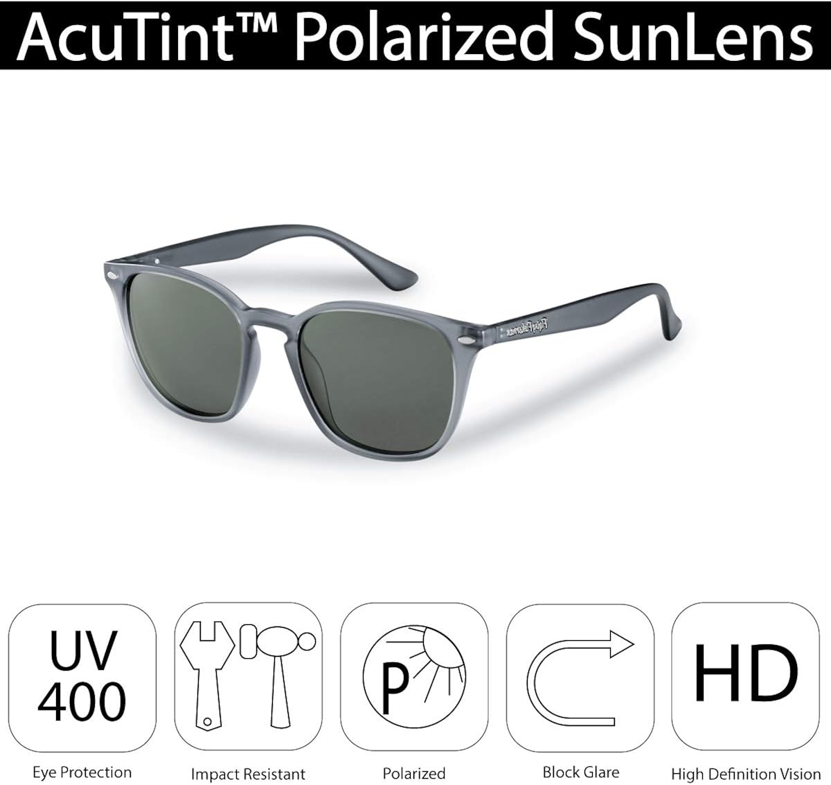 Miniatura 3 de Flying Fisherman Muriel - Gafas de sol polarizadas con bloqueador UV AcuTint para pesca y deportes al aire libre