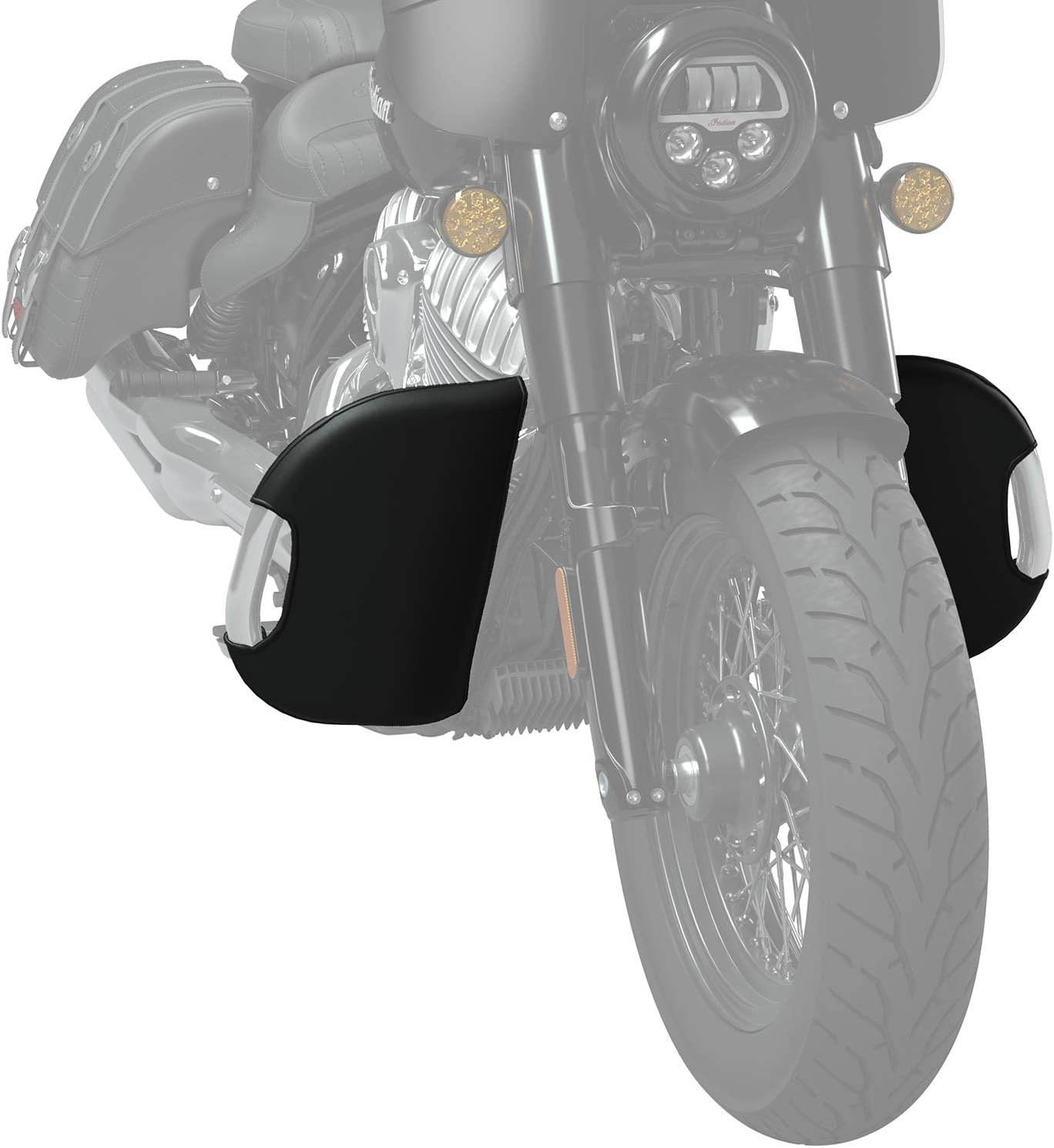 Indian Motorcycle Highway Bar Lower Closeouts, Black - 2884901-VBA