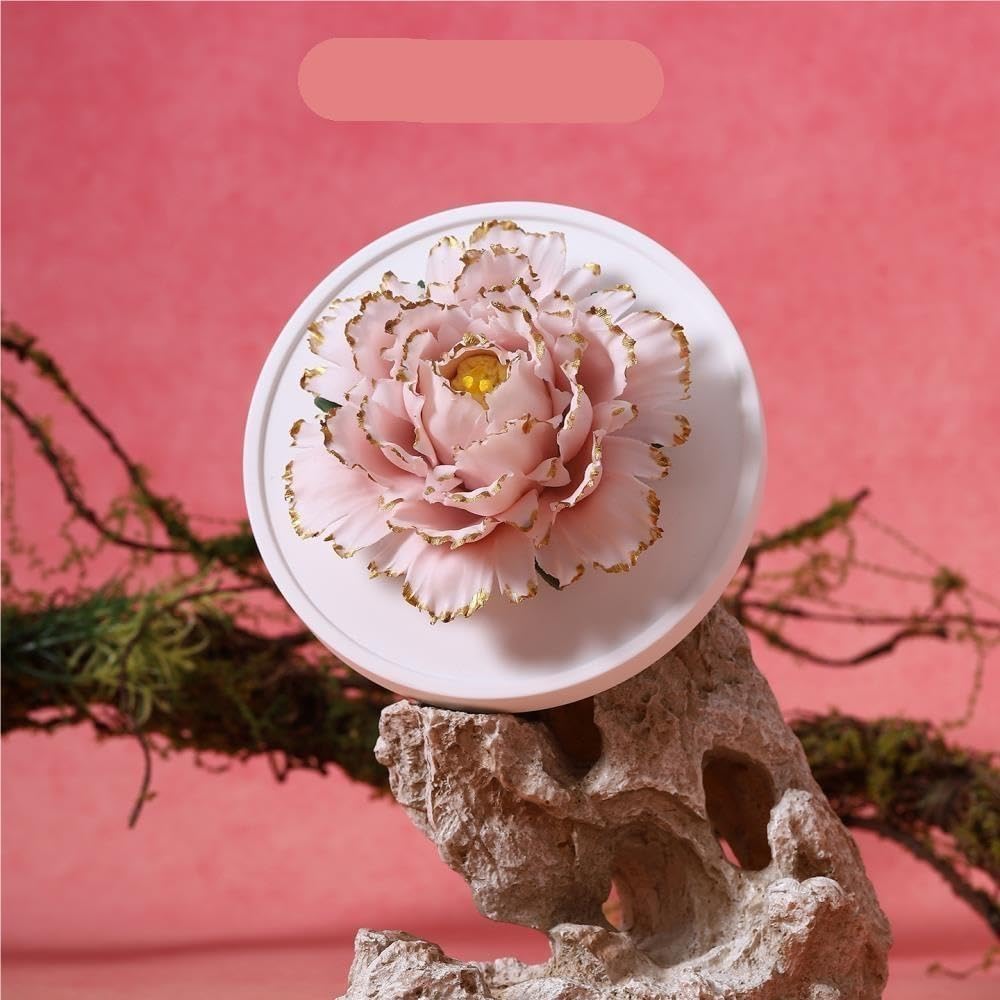 Diffuseur D'arôme De Fleur De Pivoine En Céramique For Le Bureau