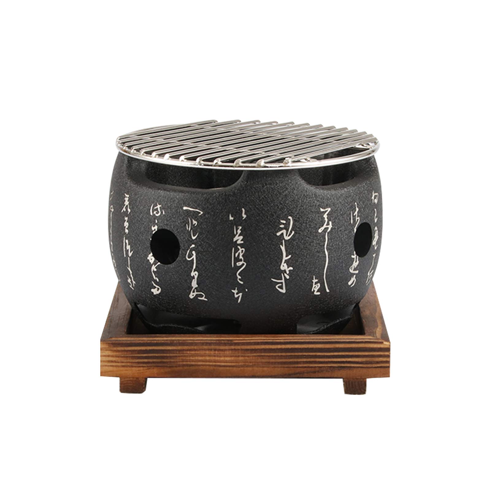 Buy PUXING Japanese Tabletop BBQ Grill, Portable Round Barbecue Stove