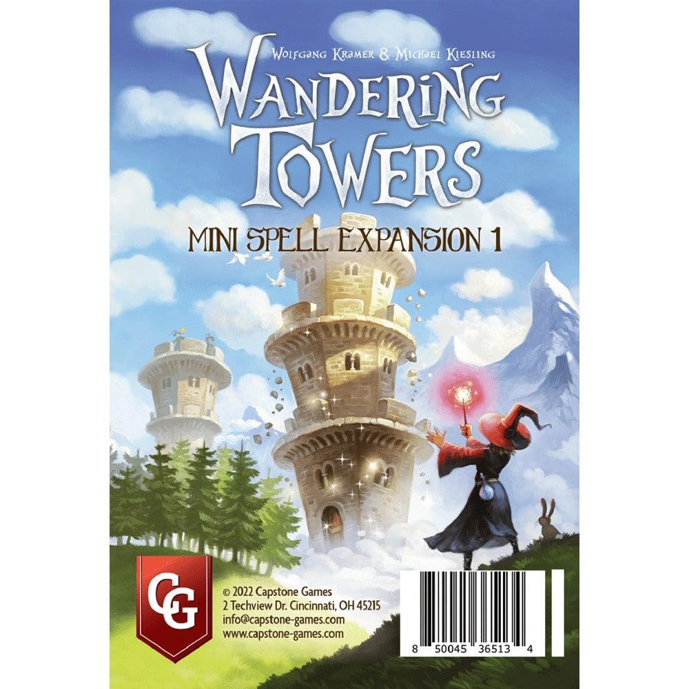 Capstone Games Wandering Towers Mini Expansion 1 Board Game Expansion 1 to 6 Players Ages 10+