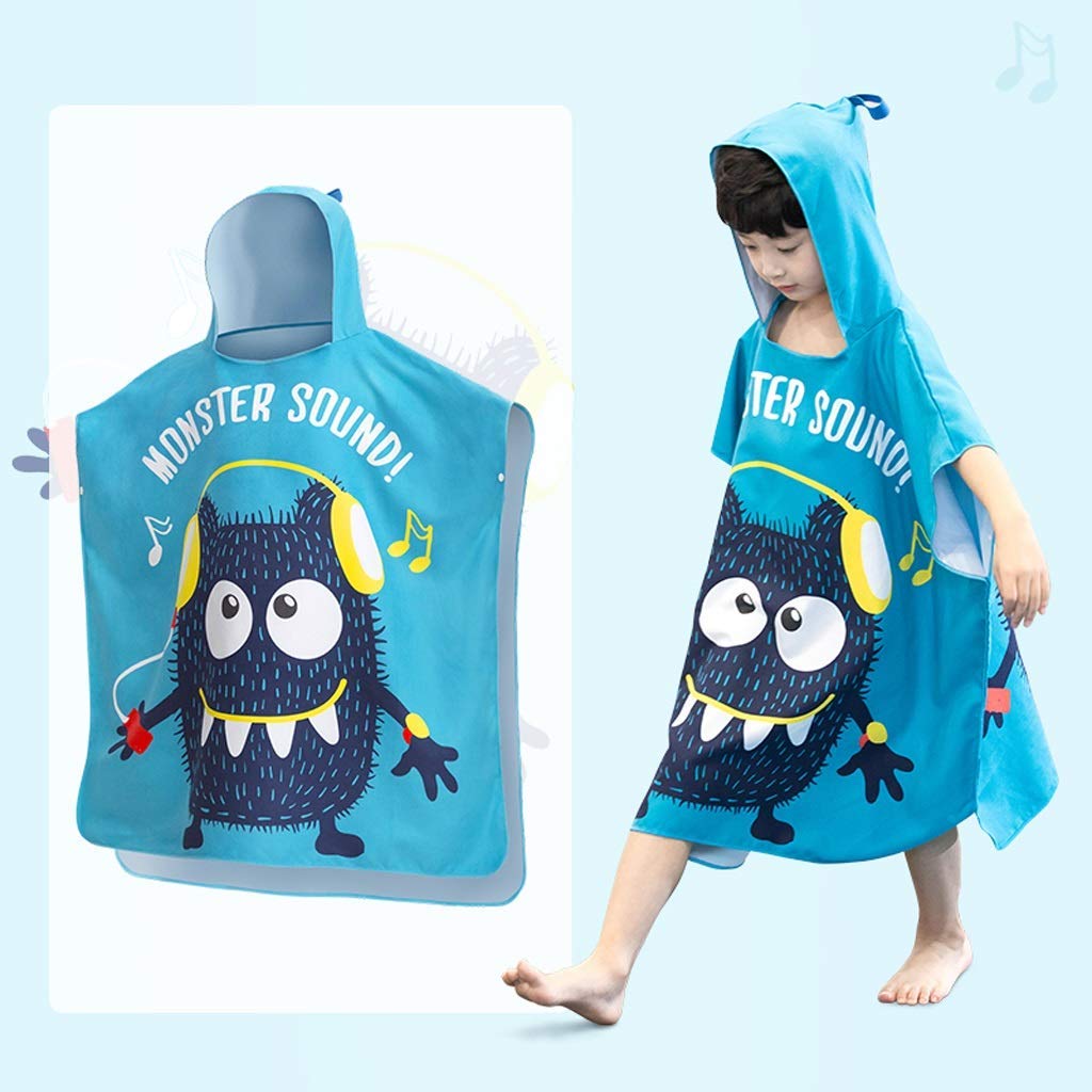 Baden, Strand Play-Zubehör, Badetuch Baby Schnell Trocknend Handtuch Umhang Mädchen Absorbent Bademantel Reise Strand Sonnenschutz Anti-Erfrischungstuch Mit Kapuze Sunscreen Mikrofaser Fleece 70