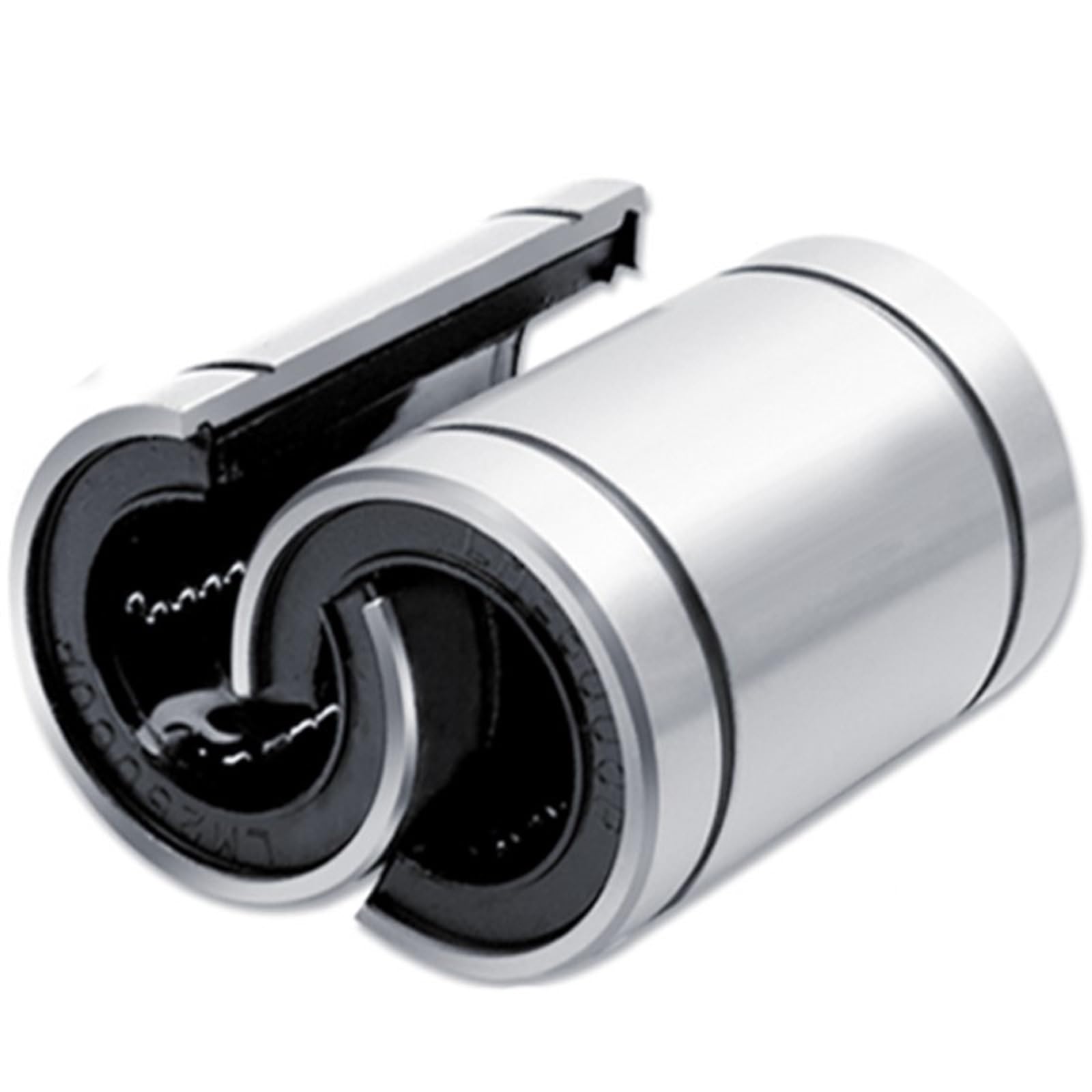 Łożyska z obudową z stopu cynku Tuleja łożyska kulkowego liniowego typu otwartego 10 mm 12 mm 16 mm 20 mm 25 mm 30 mm Opakowanie 4 sztuk(Lm30uuop 30x45x64)