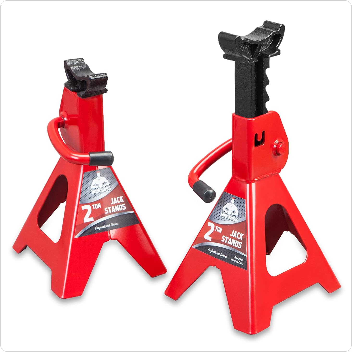 Jack Boss Jack Stands 12 Ton (26,400 LBs) Car Lifting Stand