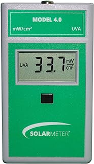 Solarmeter Model 4.0 Standard UVA Meter, Digital UVA Radiometer, Portable UV Meter for UV Lamp Testing & More, Effective UVA Light Meter, Measures 320-400 nm, from 0-199.9 mW/cm² UVA, Light Green
