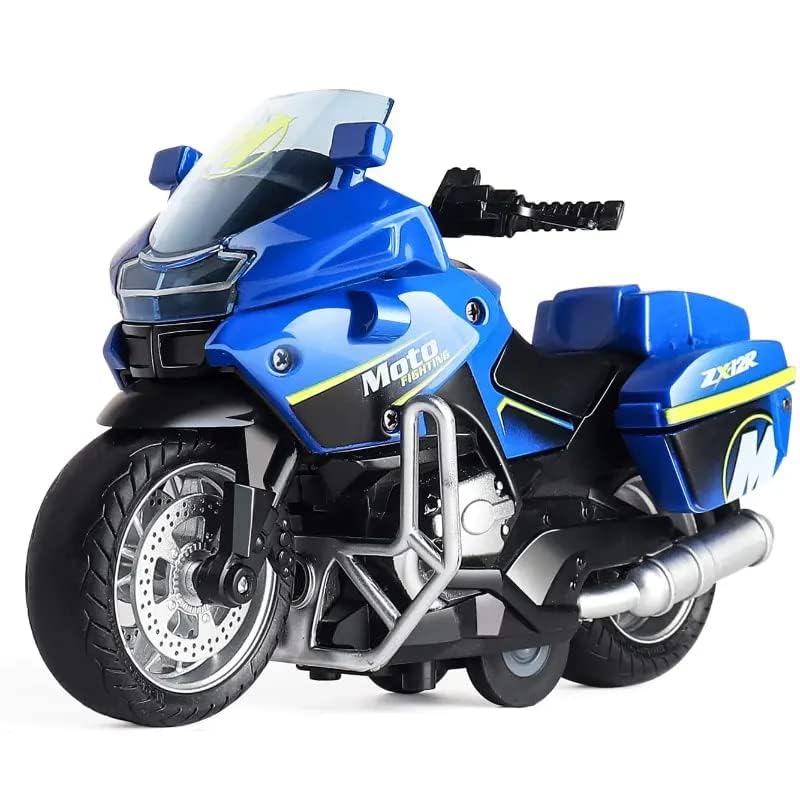 Amitasha 1:14 Scale Die-Cast Sports Bike Pull Back Motorbike Motorcycle Toy with Moving Handle Light Sound for Kids Boys Age 2-12 Years (B0CR1GWFVF) Amazon Price History, Amazon Price Tracker