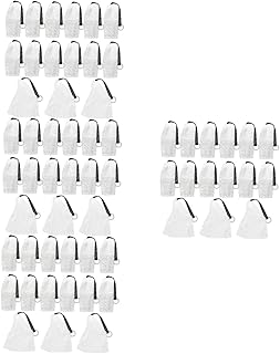 FRCOLOR 80 Peças Saco De Sabão De Esponja De Espuma De Camada Dupla Manga Sacos De Sabão Com Cordão Bolsas Suporte De Bucha Sabonete De Limpeza Espuma De Lavagem De Rosto Sabonete Em