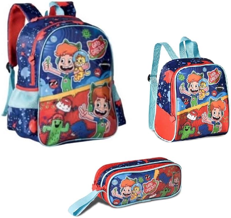 Kit Mochila Costa, Lancheira e Estojo Gato Galáctico -Clio em oferta na Shopee Kit Mochila Costa, Lancheira e Estojo Gato Galáctico -Clio em oferta na Shopee