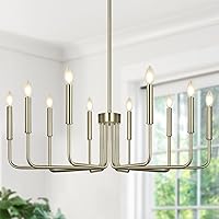 Vista 18 de Lynnoland - Candelabros de 6 luces de granja para comedor, accesorios de iluminación colgantes, lámparas industriales modernas para dormitorio