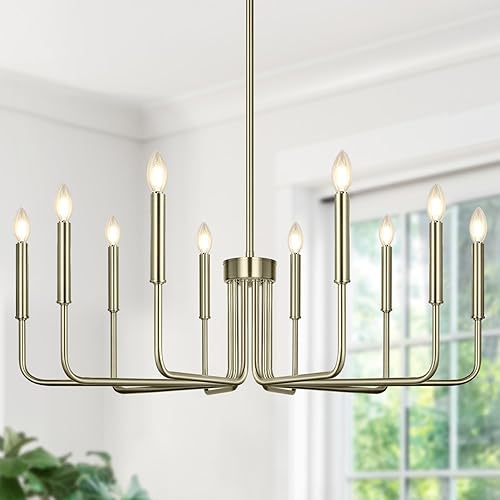 Miniatura 18 de Lynnoland - Candelabros de 6 luces de granja para comedor, accesorios de iluminación colgantes, lámparas industriales modernas para dormitorio