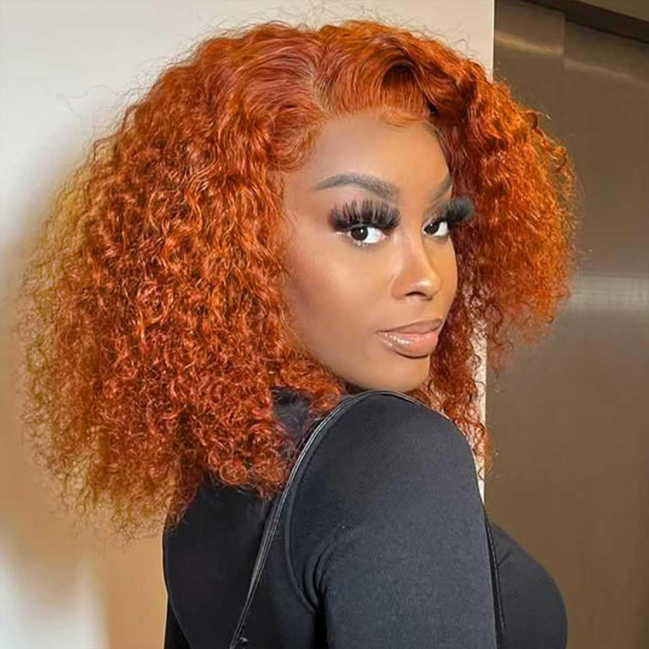 200 Density 100% Human Hair Deep Wave Lace Front Bob Wig 13x4 HD Amazon.com : ZBYXPP 200% Density Bob Wigs, Straight Human  main image 3