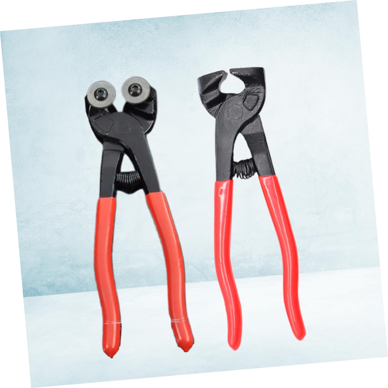 Uonlytech Lot De 2 Pinces Coupantes Manuelles en Acier Carbone pour Mosaïque Et Verre Outil De Coupe Facile pour La Décoration Intérieure