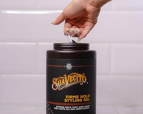 Miniatura 3 de Suavecito Gel para el cabello Firme Hold Styling 32 oz Tub