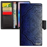 utaupia Coque pour Honor 10 Rabat Portefeuille Mandala Mobile Rosace Univers Housse Tattoo Fantaisie Noir tibetain COL-L29 de Made in France