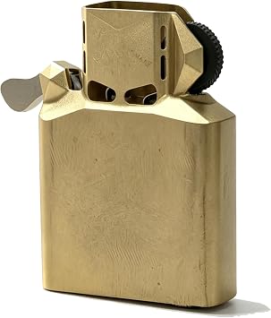 Brass Lighter Replacement Insert Fits Standard Zippo Lighter Zorro CNC Machined Hollow Structure.Side Ball Prevents Springback, Durable & Excellent Sealing