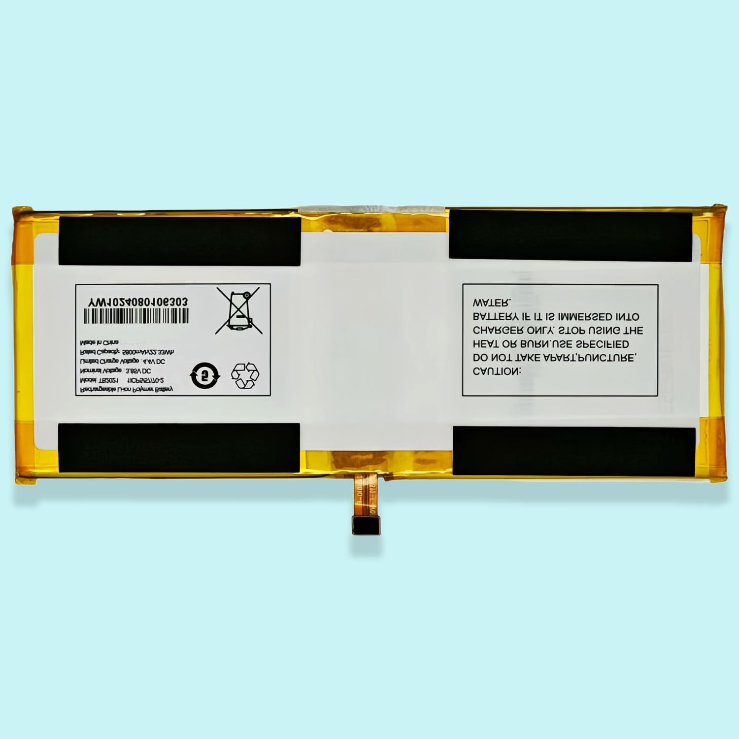 TB2021 Replacement Battery for AUTEL MaxiBAS OTOFIX IM1 IBQ069GA 5800mAh 3.85V Li-ion Rechargeable Battery
