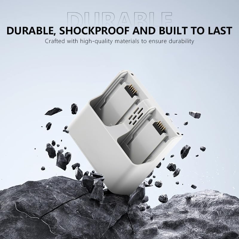 CoyktontyBattery Charger/Intelligent Battery Charger for DJI NEO,Rapid Battery Charger,Charges 2 Batteries at The Same time