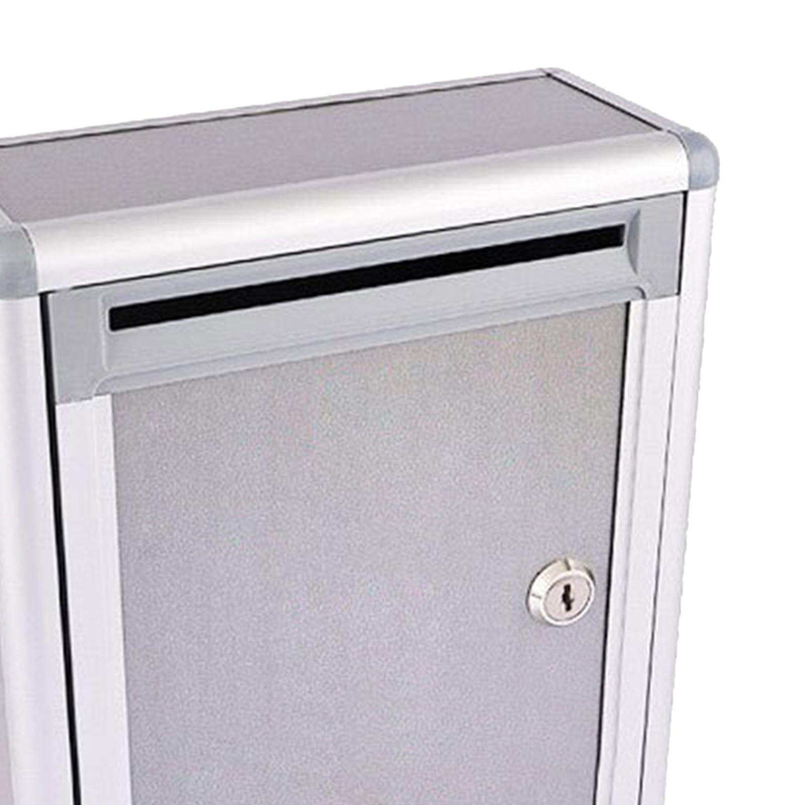 Caja de sugerencias con organizador de cerradura, buzón de quejas, buzón para centro de atención al cliente, Ranura frontal