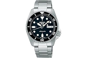 Seiko SRPK29: Automatic Black, Great Design and Durability
