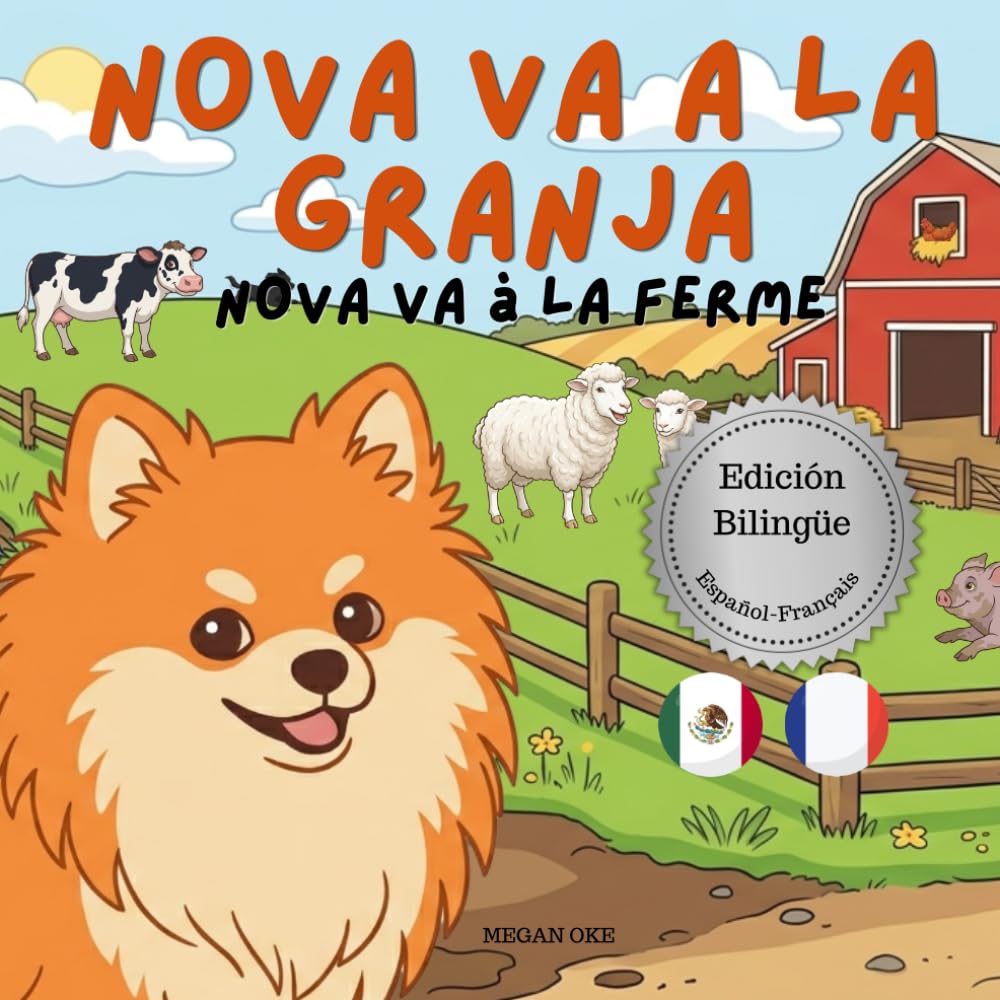 Nova va a la Granja | Nova va à la Ferme: Un Libro Infantil Bilingüe En Español y Francés (Nova the Pomeranian Series) (Nova The Pomeranian: Outdoor Adventures (Bilingual: Spanish and French))