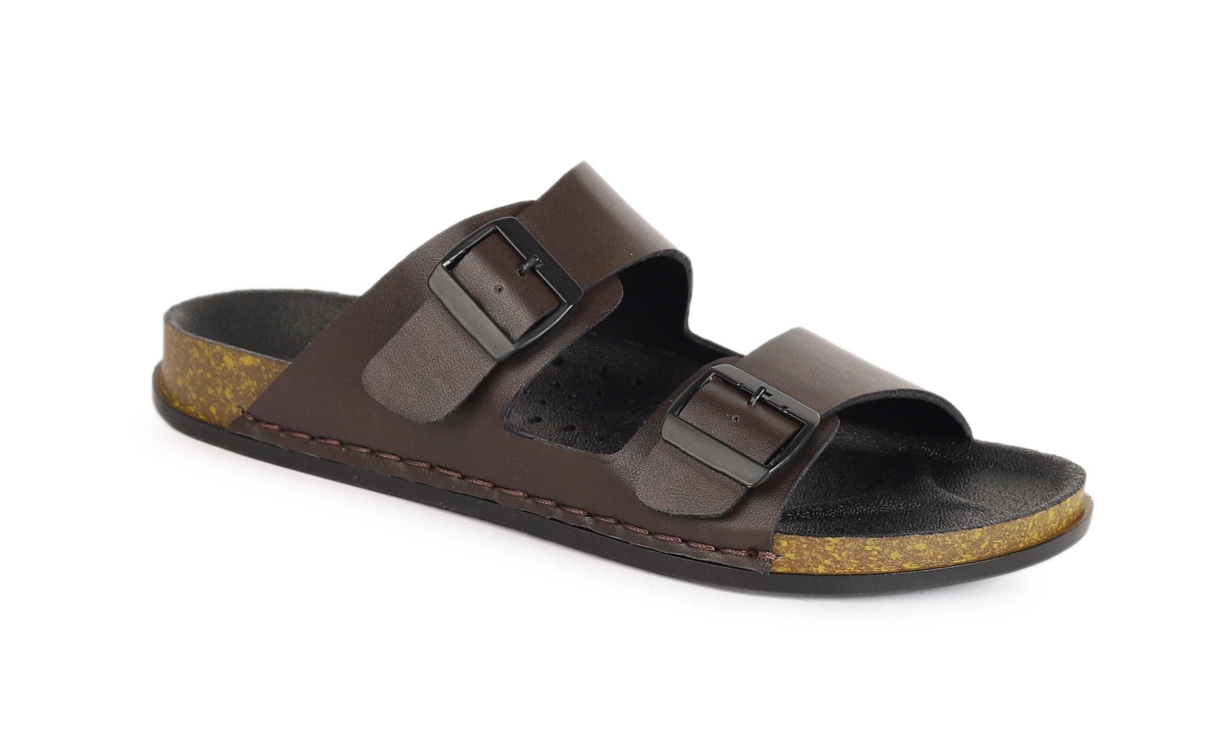 AADI Mens Brown Synthetic Leather Lightweight Comfortable Indoor Outdoor Daily Use Casual Slides/Slippers/Sandals (B0CZXT3TQF) Amazon Price History, Amazon Price Tracker