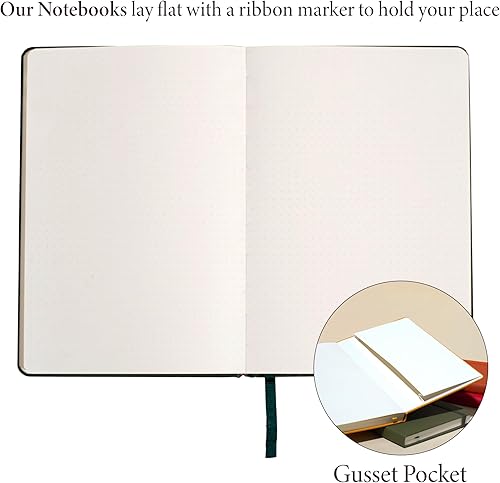 Miniatura 4 de ANECDOTE. Diario de tapa dura con papel grueso de 3.53 ozm, tamaño A5 (8.3 x 5.4 pulgadas), cuaderno de escritura diaria para viajes, escuela y uso