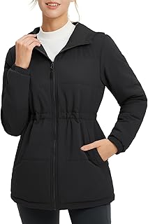 Sponsored You’re seeing this ad based on the product’s relevance to your search query.Learn more about this advertisement baleaf Women's Quilted Jacket, Lightweight Transition Jacket, Running Jacket, Long Puffer Jacket, Insulated Hiking Jacket, Warm Fleece Jacket, Winter Jacket with Zip